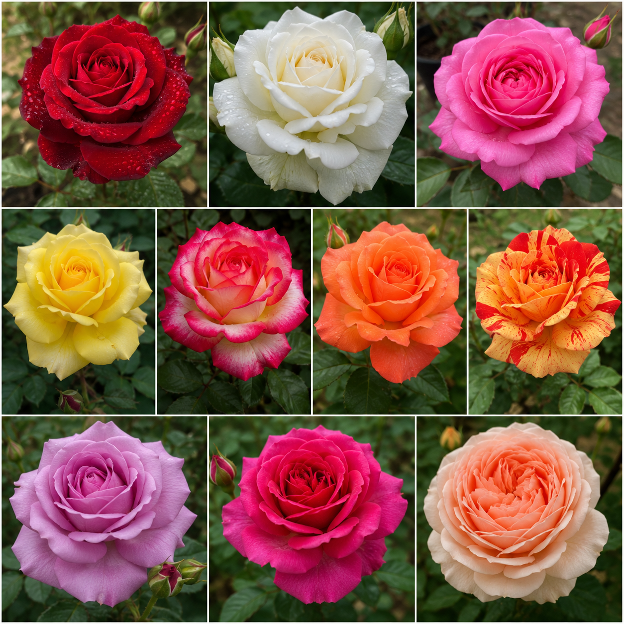 Rose- 10 Combo Offer- any 10 different varieties